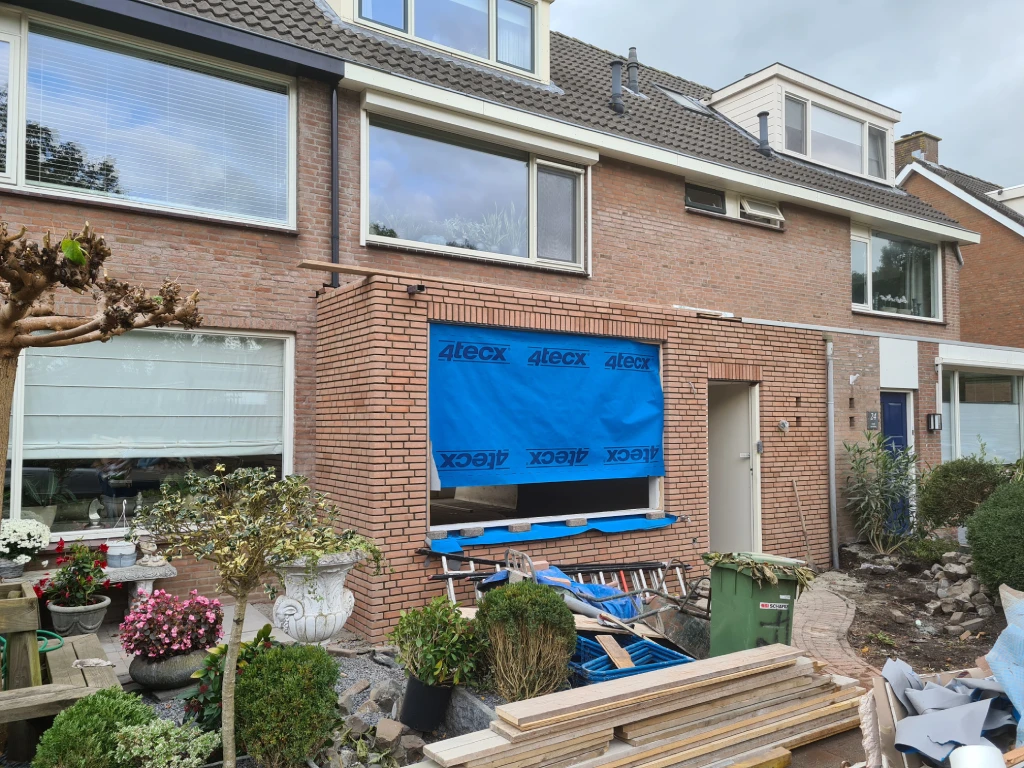 R. van Leeuwen Timmerwerken projecten Aanbouw Emmalaan 5